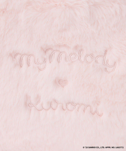 【My Melody/《庫洛米》聯名】帶吊飾毛絨迷你托特包