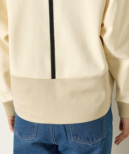 拼色蝙蝠袖箱型T恤