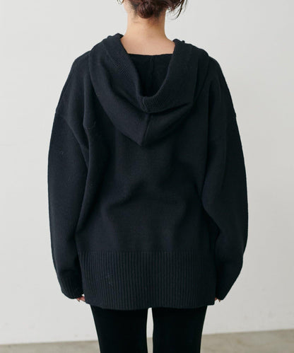連帽針織套頭衫