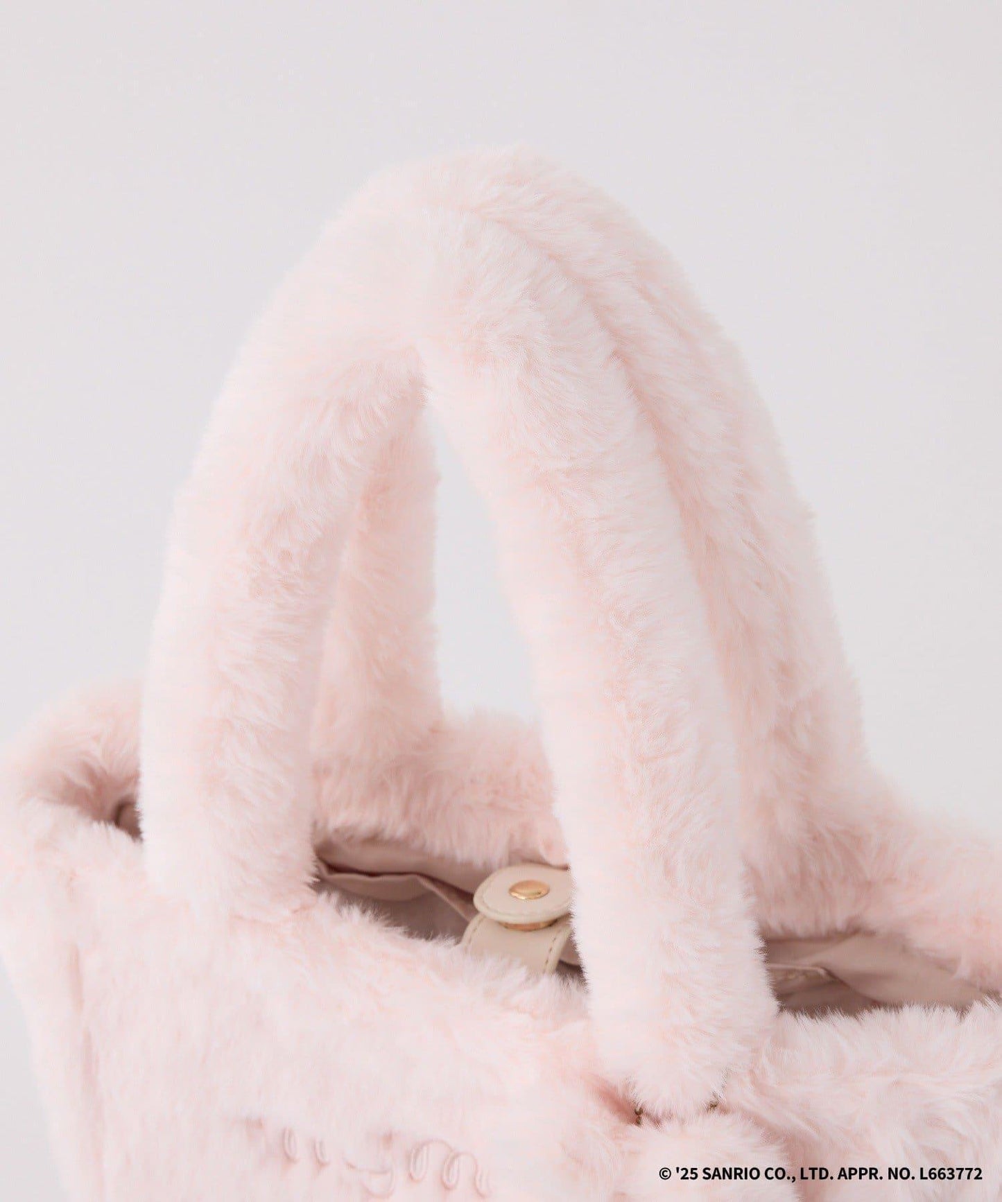 【My Melody/《庫洛米》聯名】帶吊飾毛絨迷你托特包