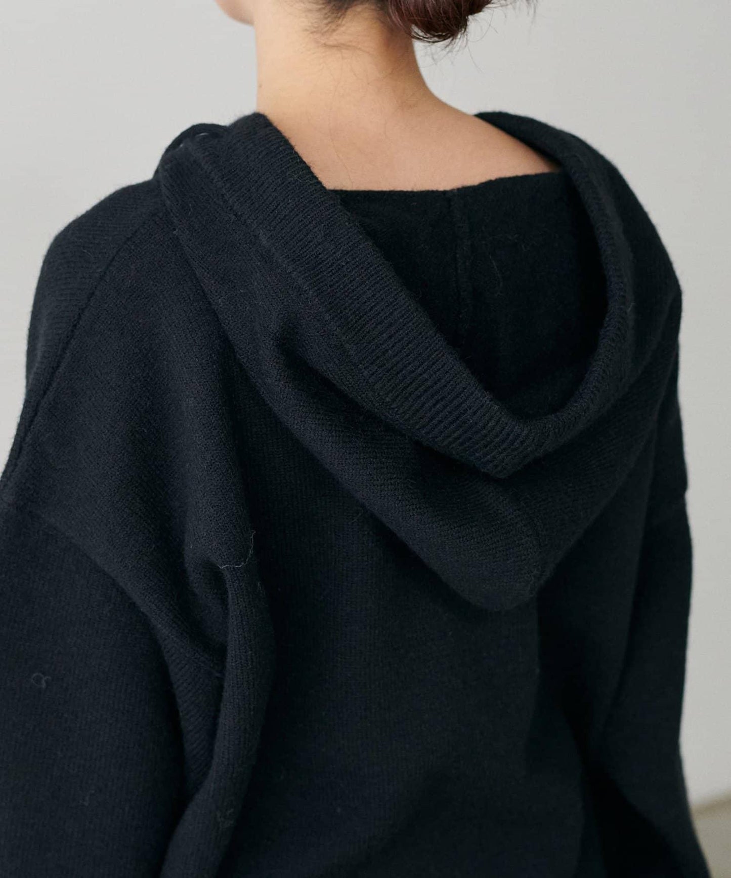 連帽針織套頭衫