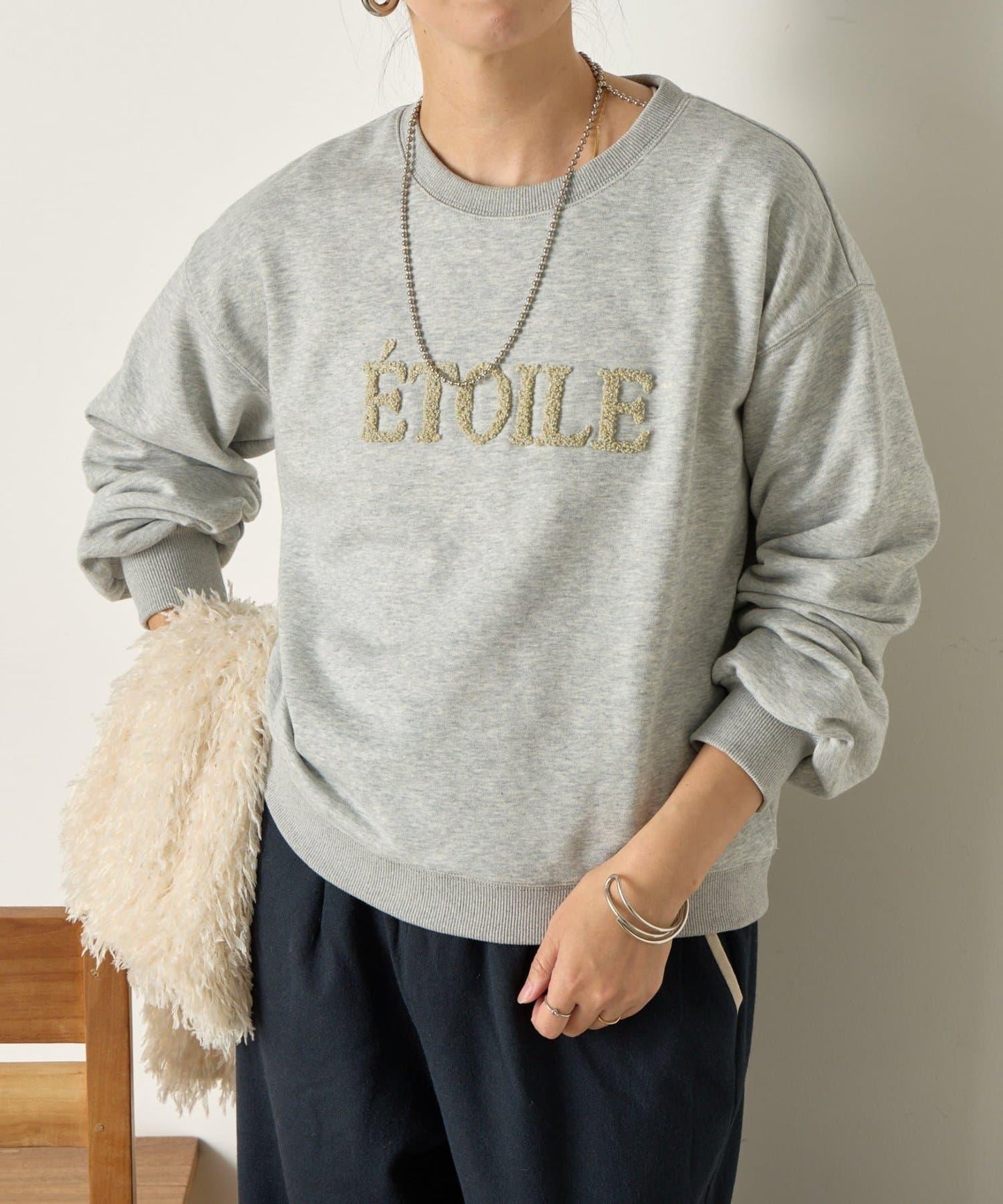 亮片標誌內襯衛衣