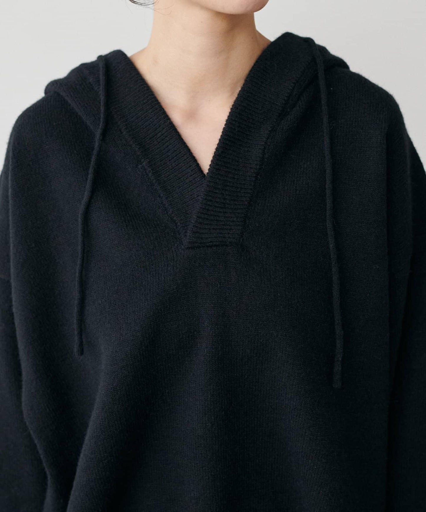 連帽針織套頭衫