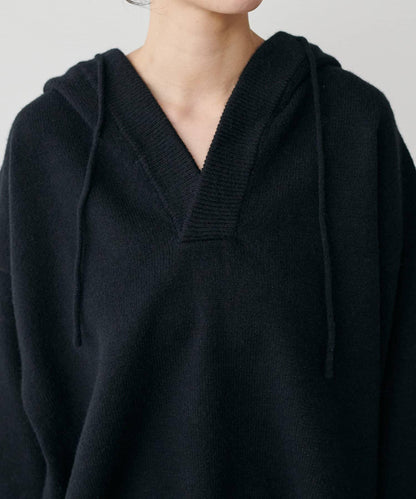 連帽針織套頭衫