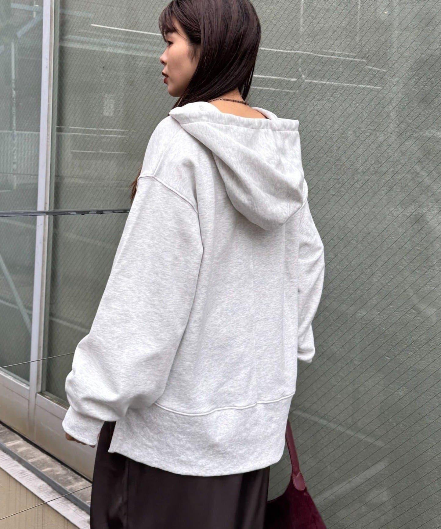 單點logo刺繡連帽衛衣