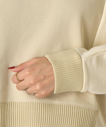 拼色蝙蝠袖箱型T恤