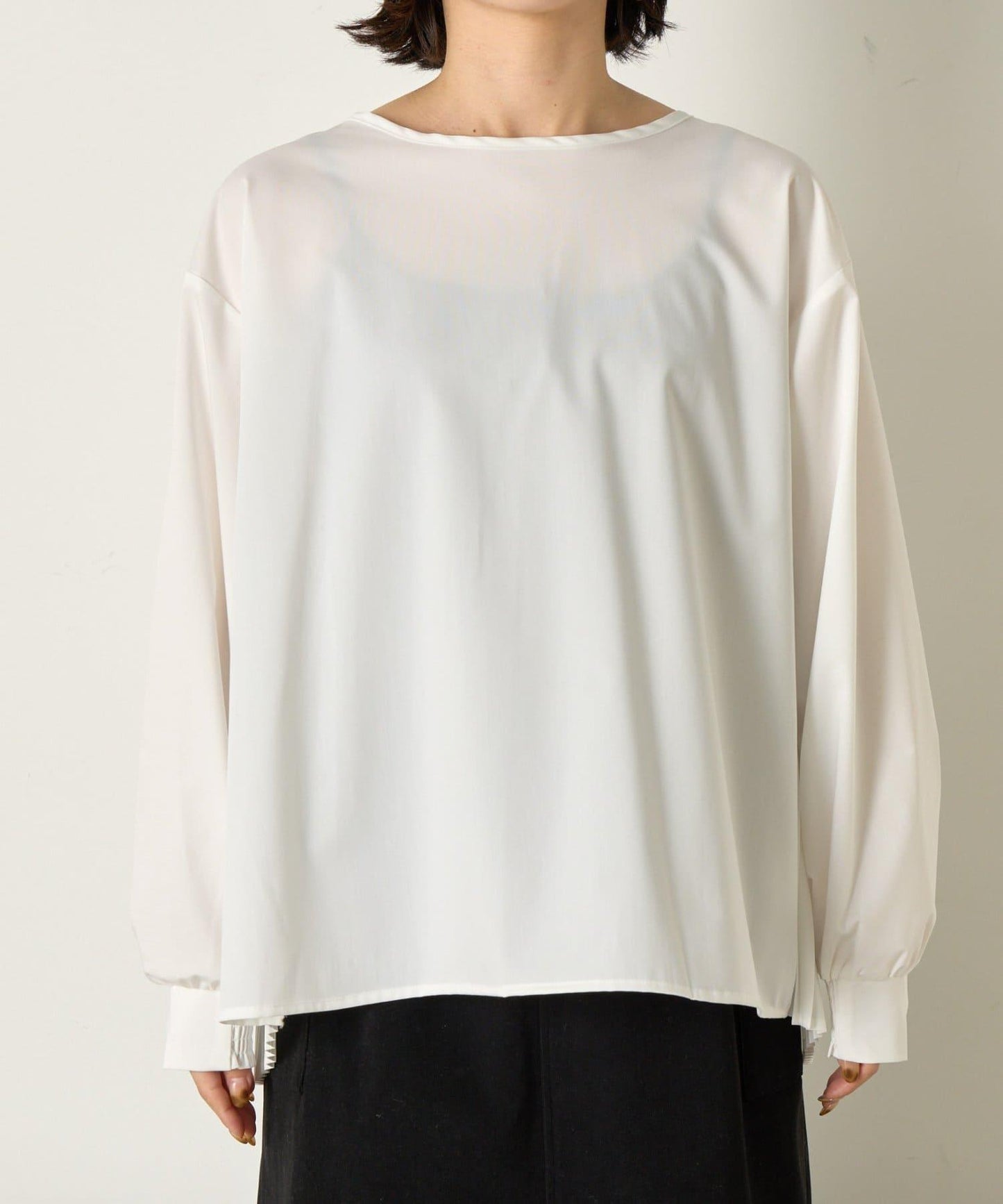 推文風格馬甲套裝襯衫