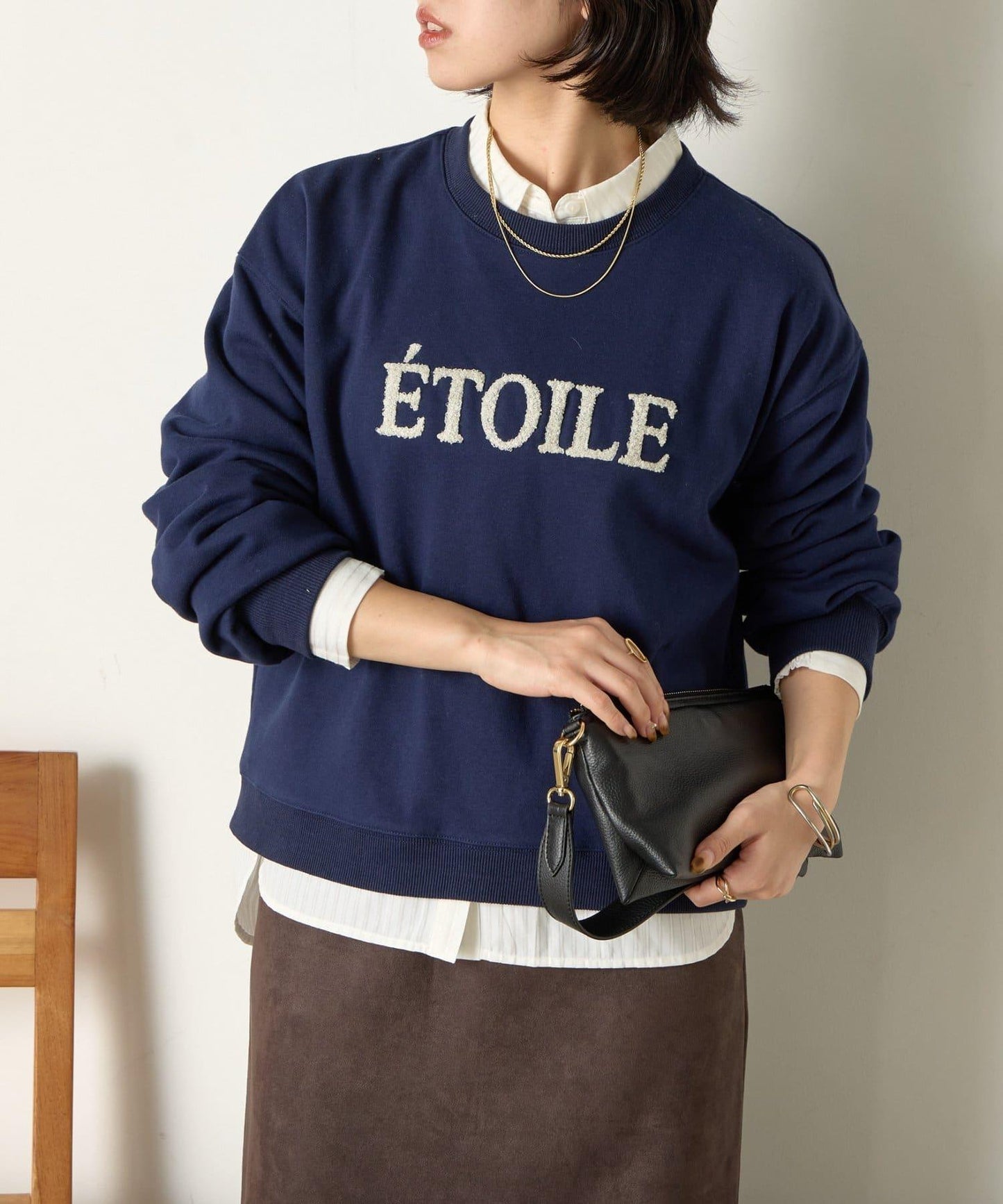 亮片標誌內襯衛衣