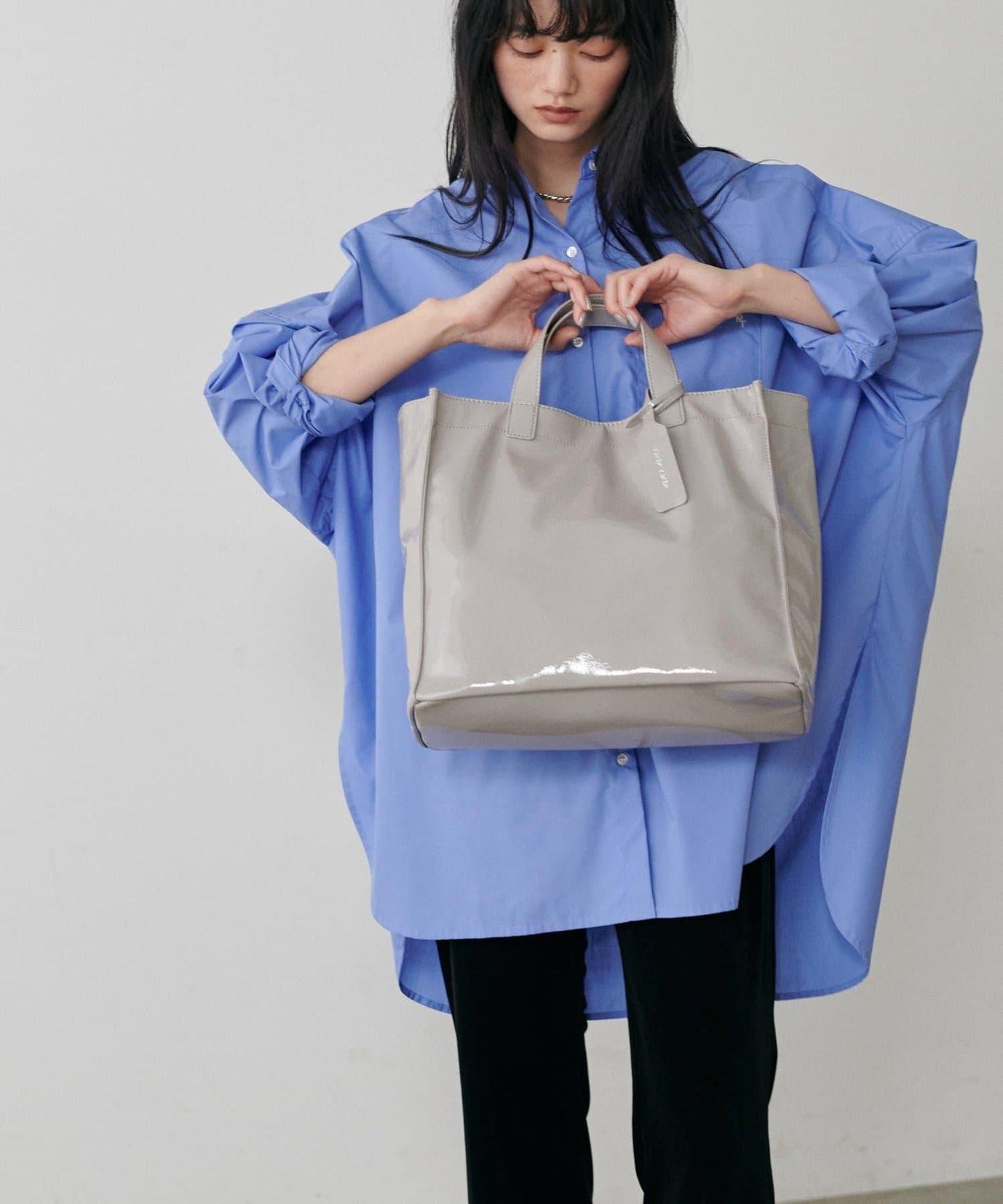 軟質漆皮購物包