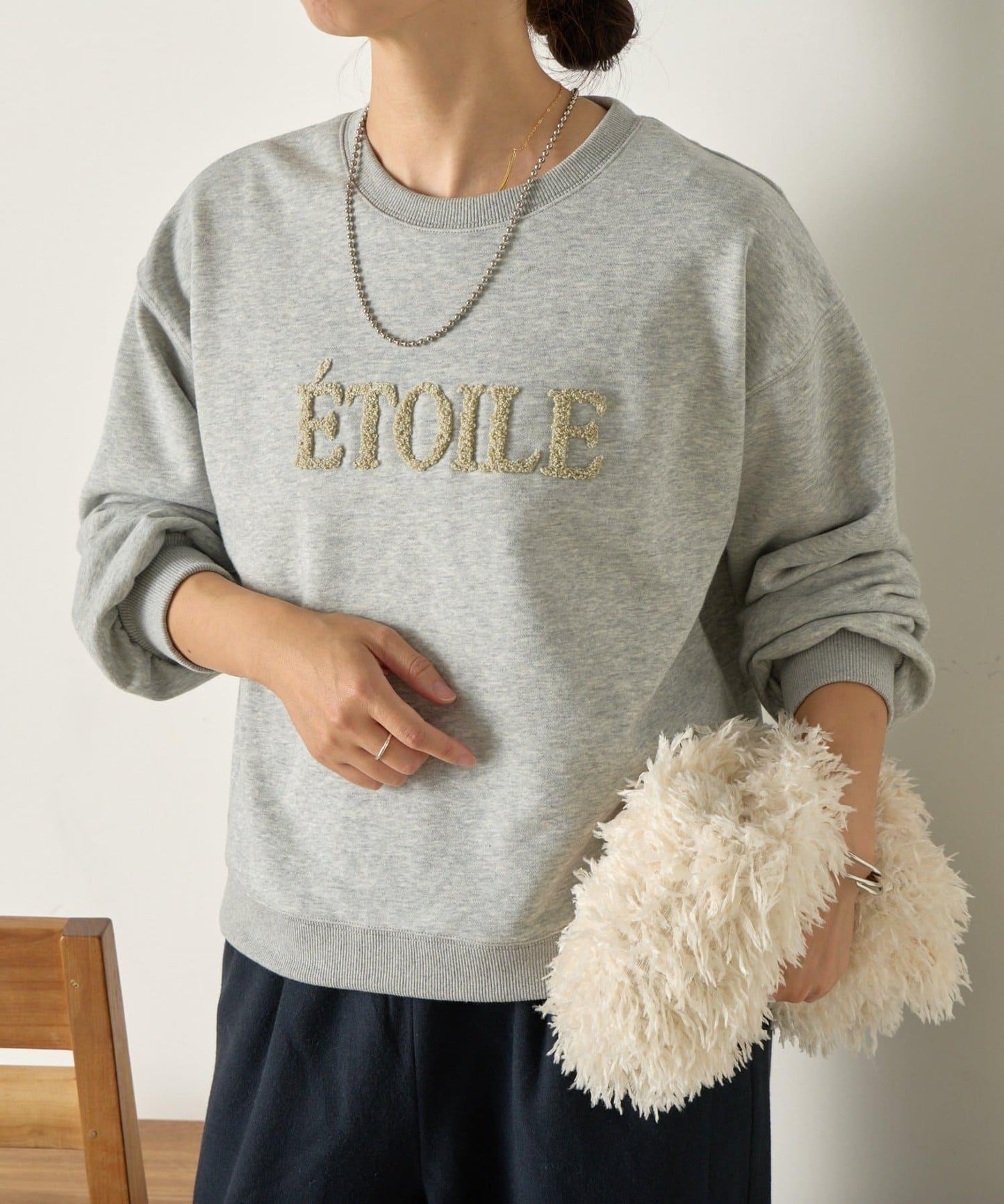 亮片標誌內襯衛衣