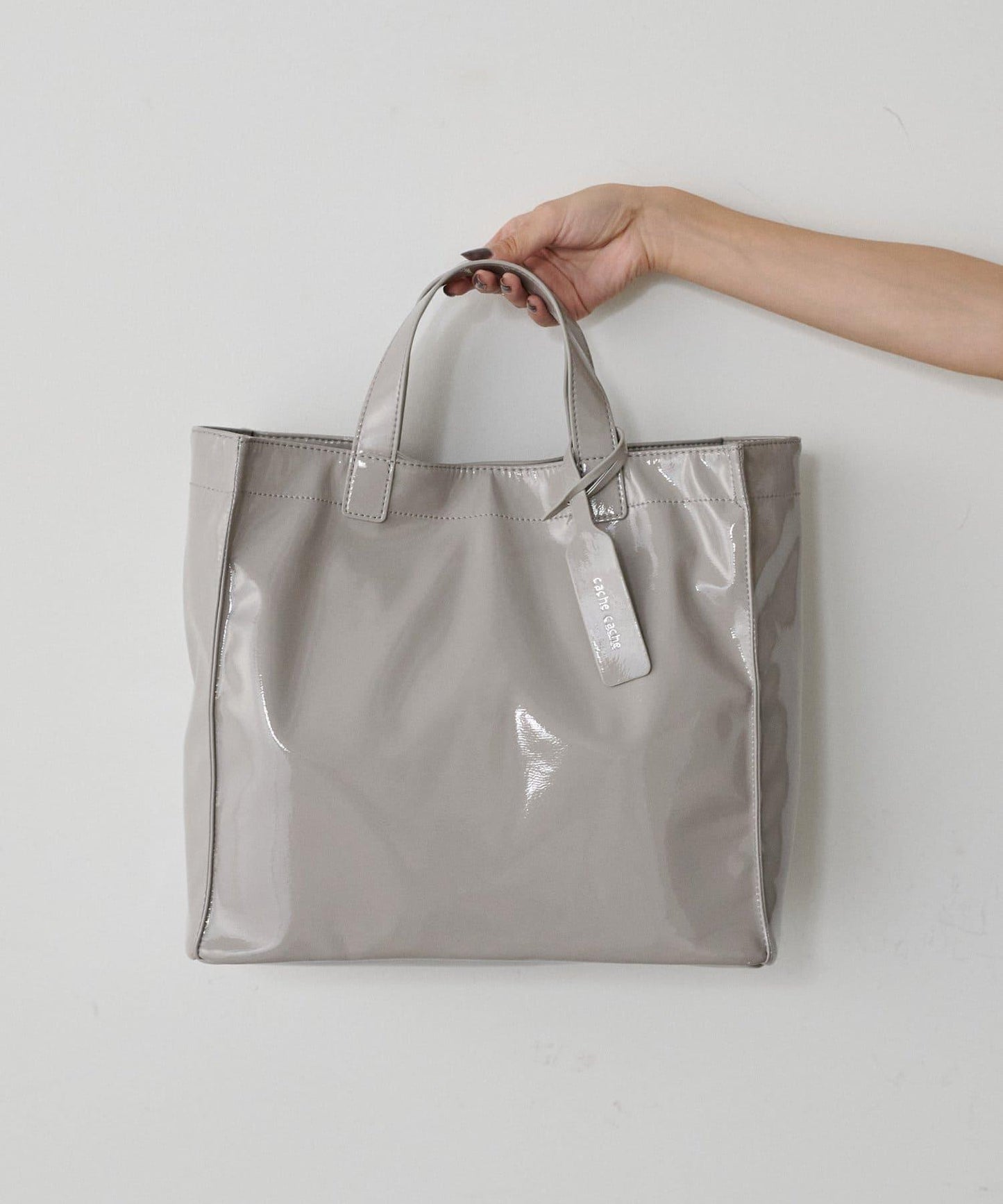 軟質漆皮購物包