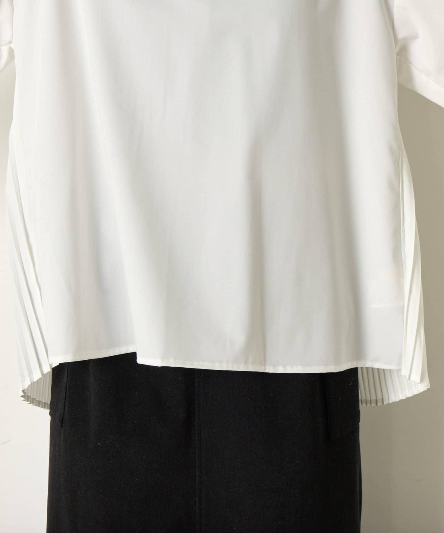 推文風格馬甲套裝襯衫