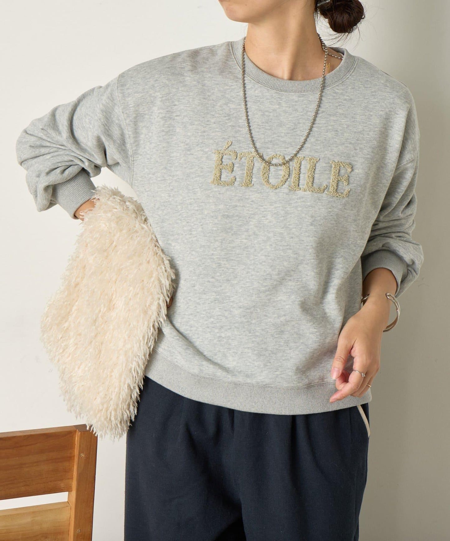 亮片標誌內襯衛衣