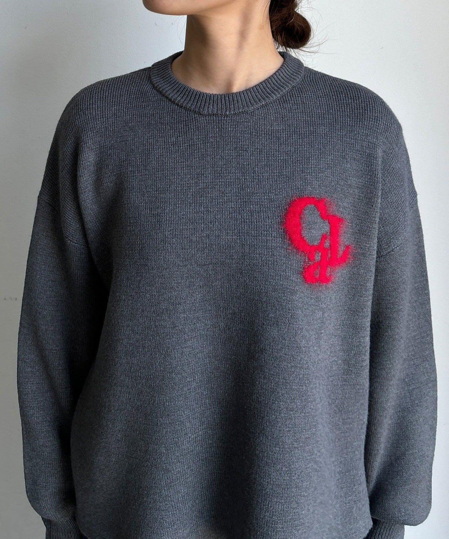 羽毛標誌針織衫