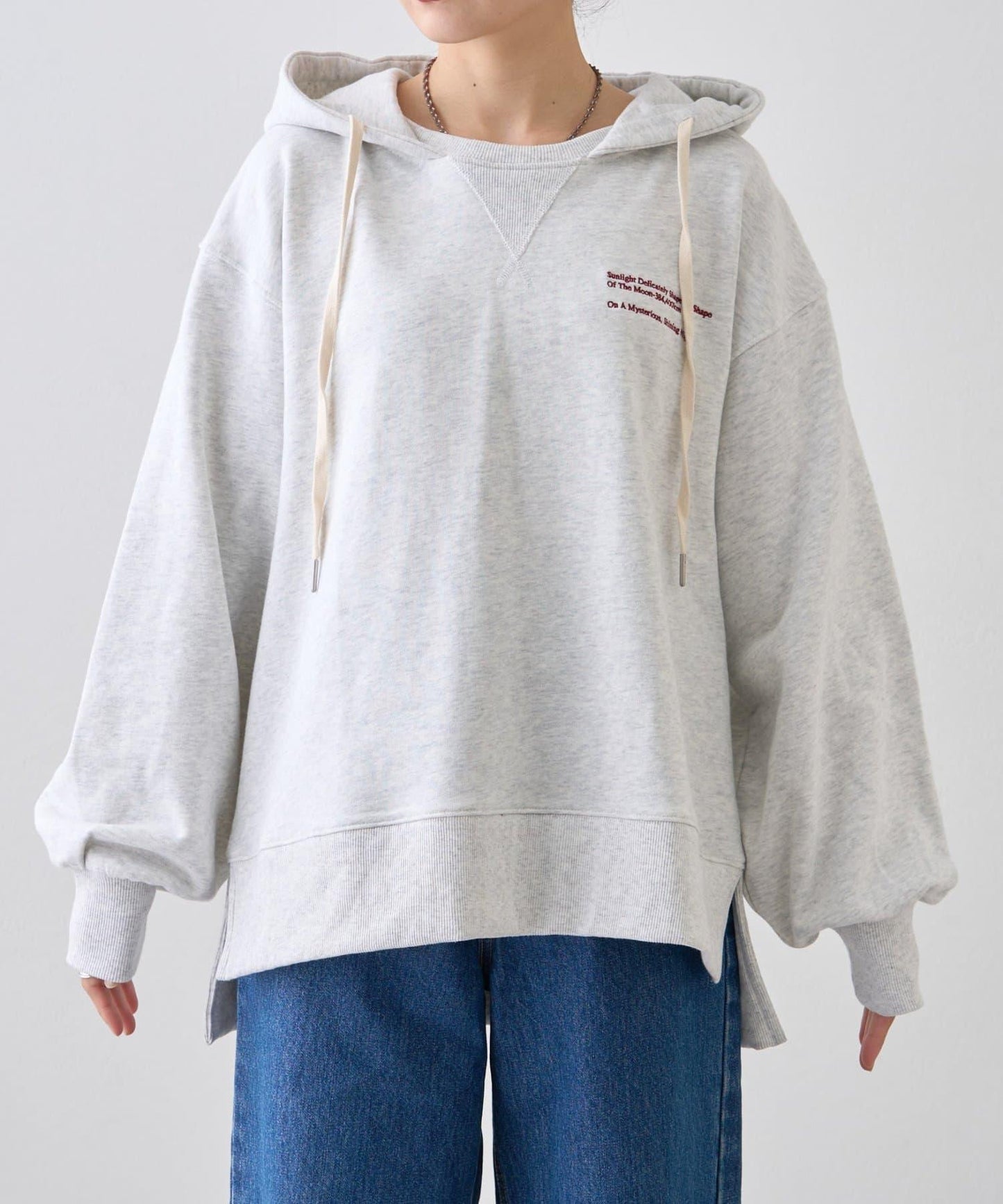 單點logo刺繡連帽衛衣