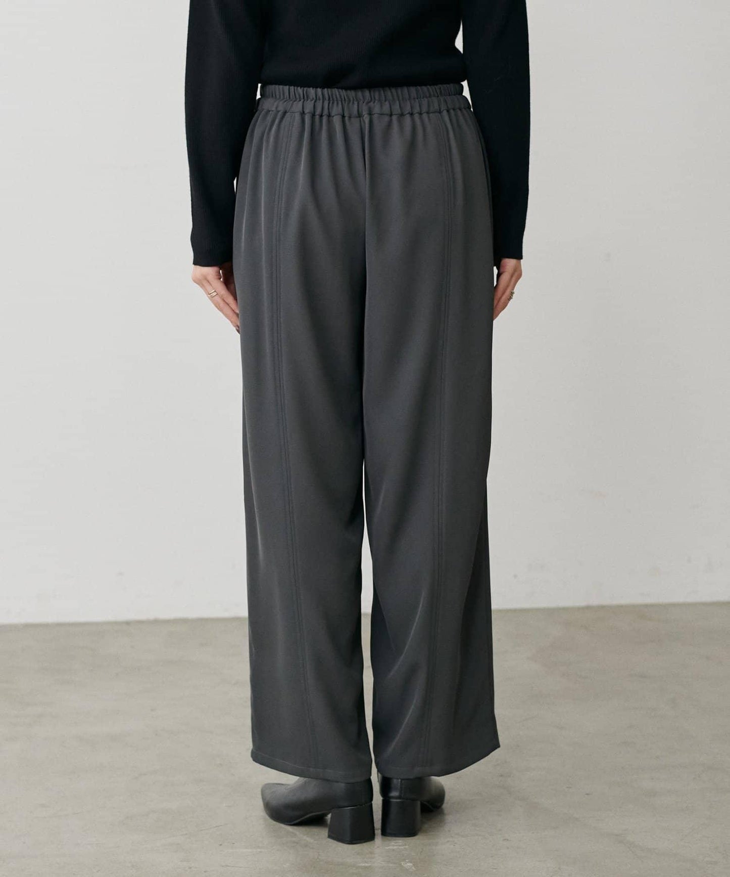 簡約拼接休閒褲