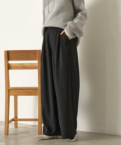 2褶寬鬆長褲