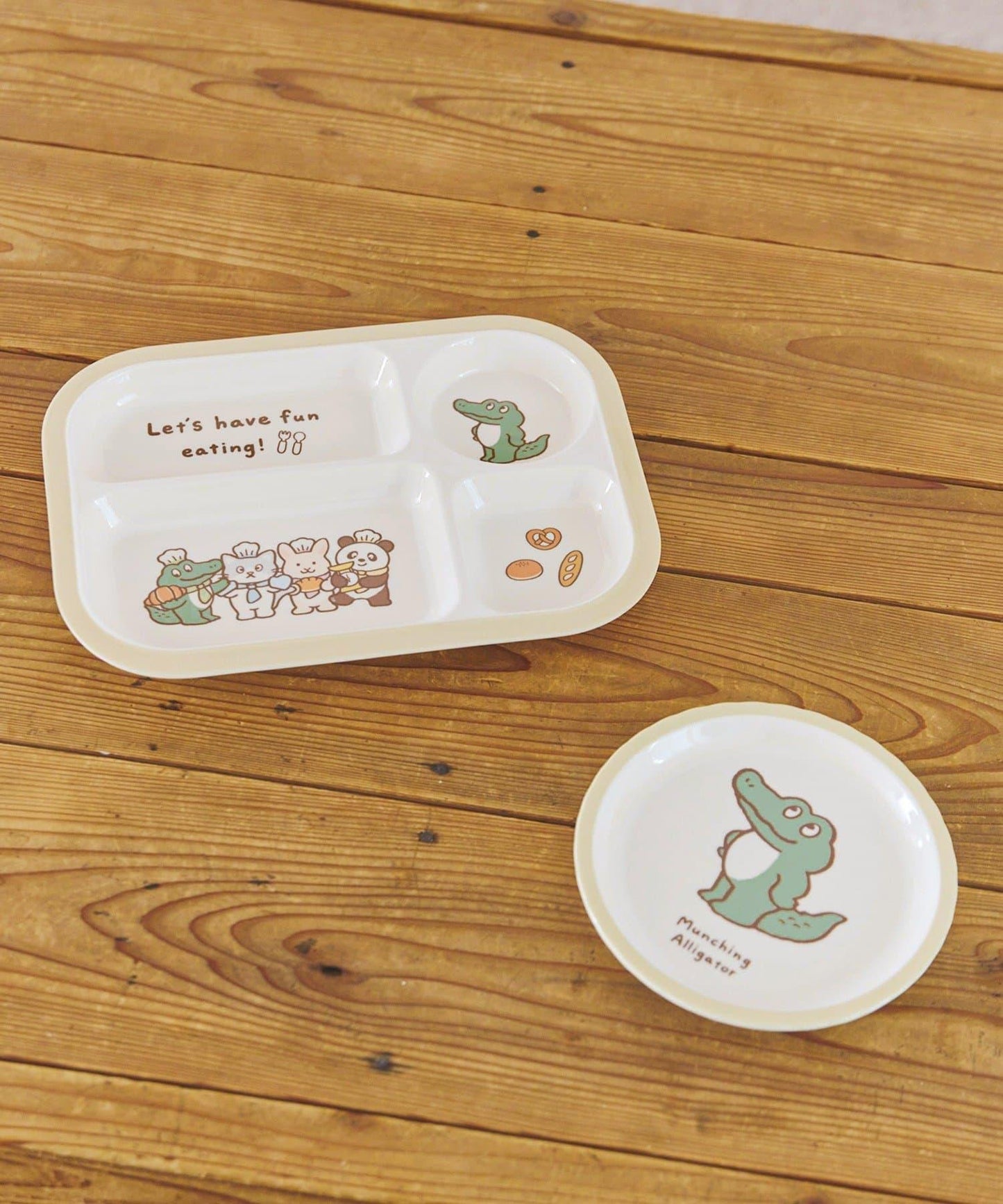 美耐皿分隔餐盤/Kusada Sayaka×salut!