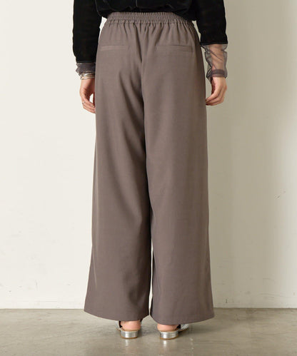2褶寬鬆長褲