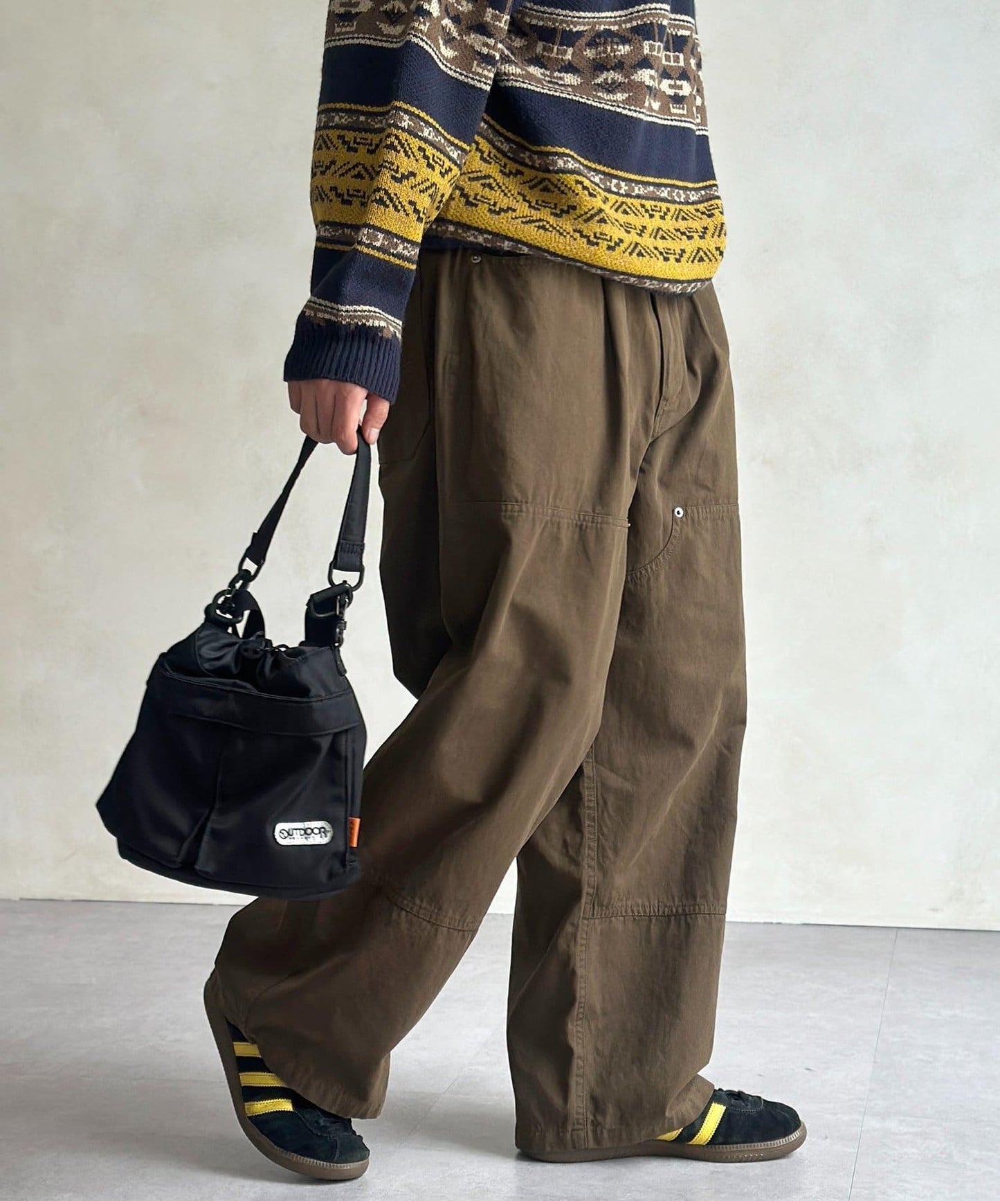 鴨嘴雙層護膝褲