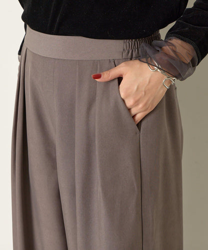 2褶寬鬆長褲