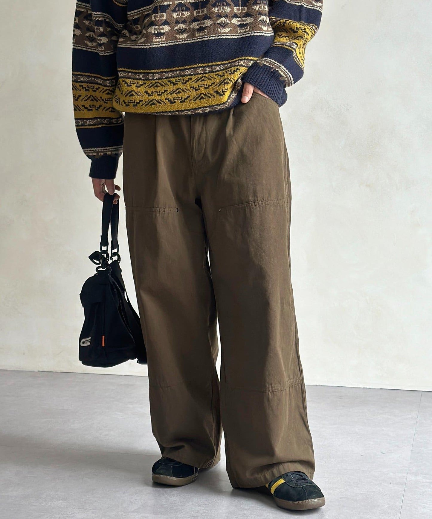 鴨嘴雙層護膝褲