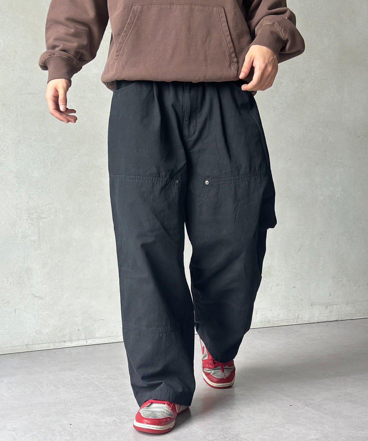 鴨嘴雙層護膝褲