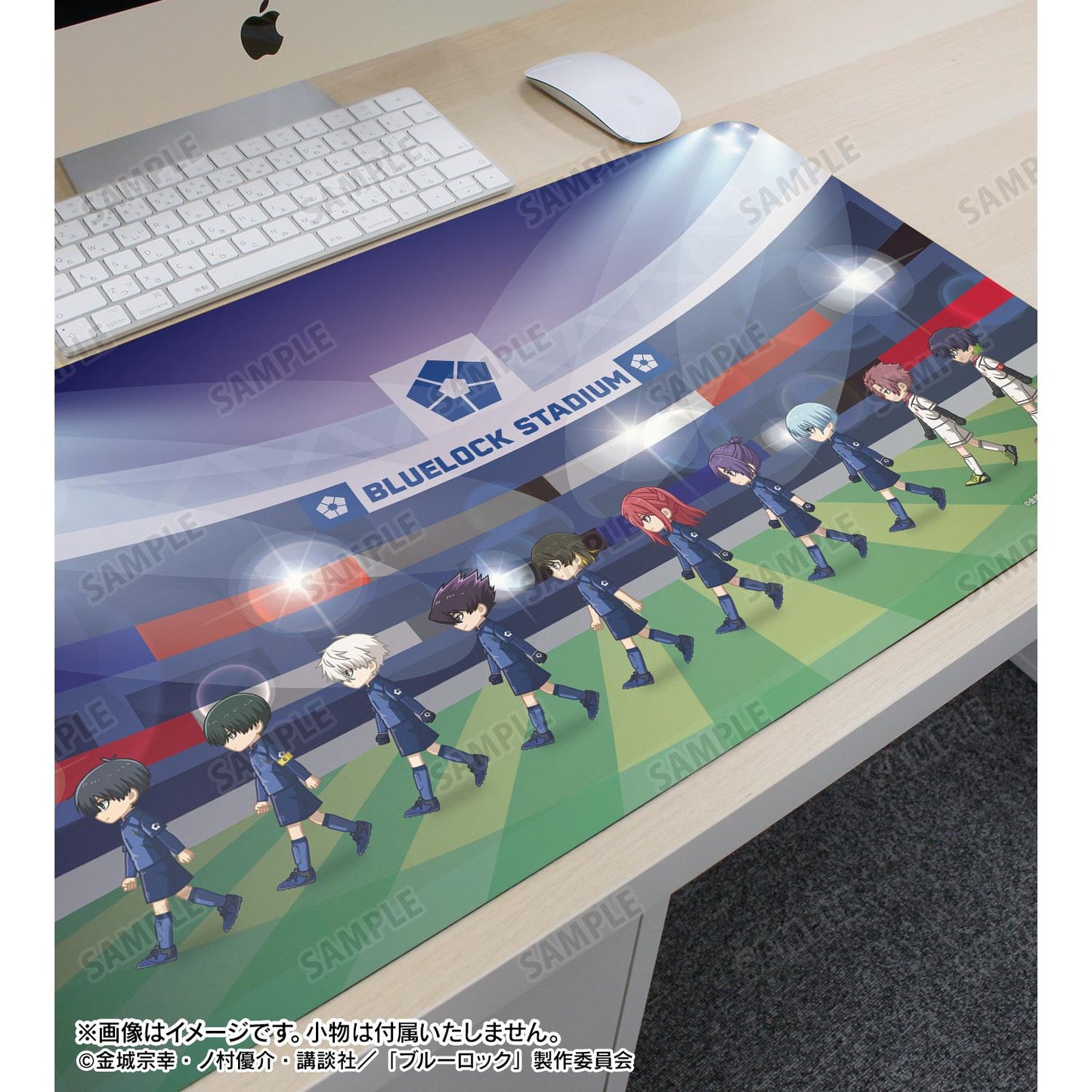 《藍色監獄》_集合 迷你角色 多功能桌墊