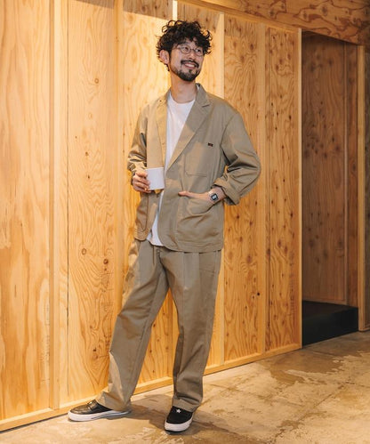 聯名 SMU KP10夾克 & PT-38套裝 2褶寬鬆長褲套裝