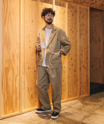 聯名 SMU KP10夾克 & PT-38套裝 2褶寬鬆長褲套裝