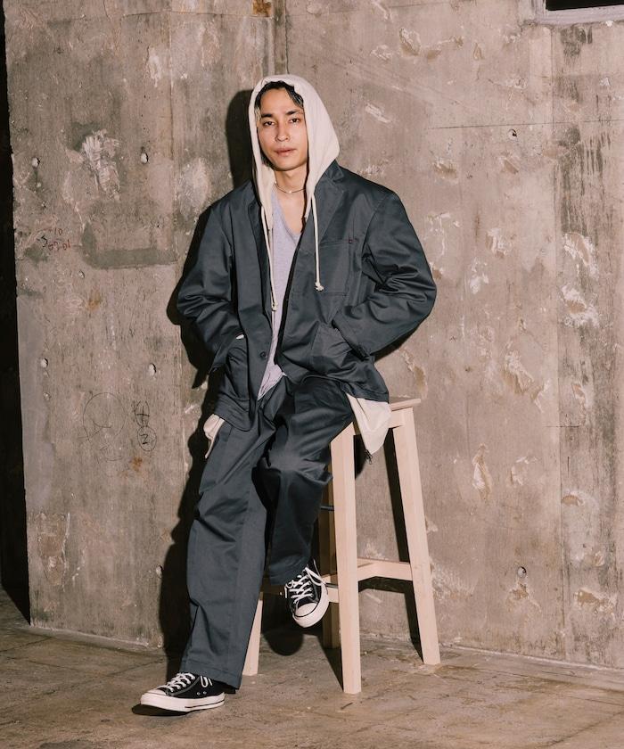 聯名 SMU KP10夾克 & PT-38套裝 2褶寬鬆長褲套裝