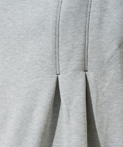 配色 ステッチ タック Aライン 裏起毛 チュニック【限定展開】