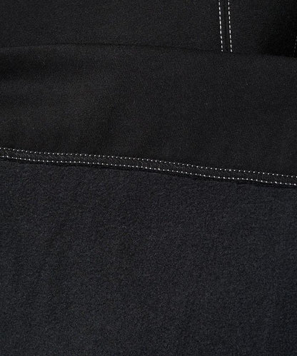 配色 ステッチ タック Aライン 裏起毛 チュニック【限定展開】