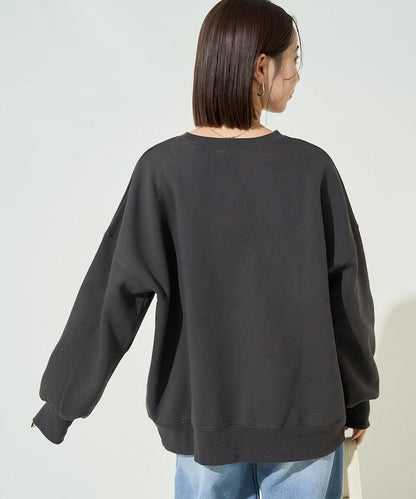 ぐるぐるナンバー ロゴ 刺繍 裏起毛 スウェット【限定展開】