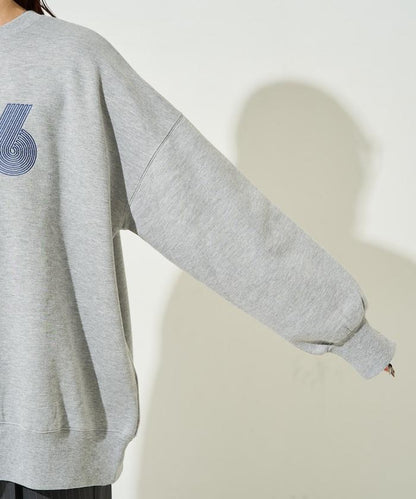 ぐるぐるナンバー ロゴ 刺繍 裏起毛 スウェット【限定展開】