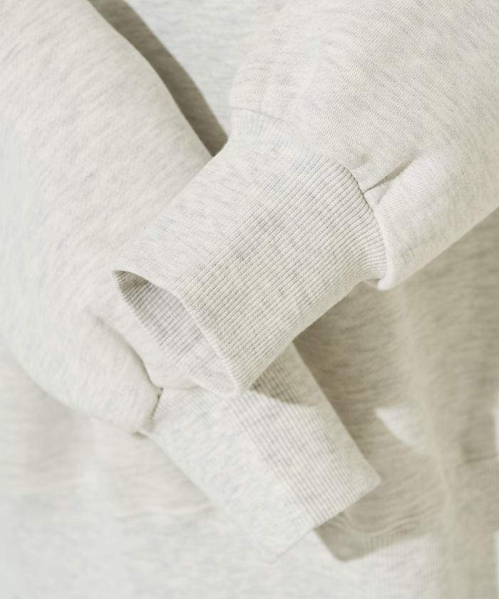 豹紋毛圈繡珍珠加絨衛衣