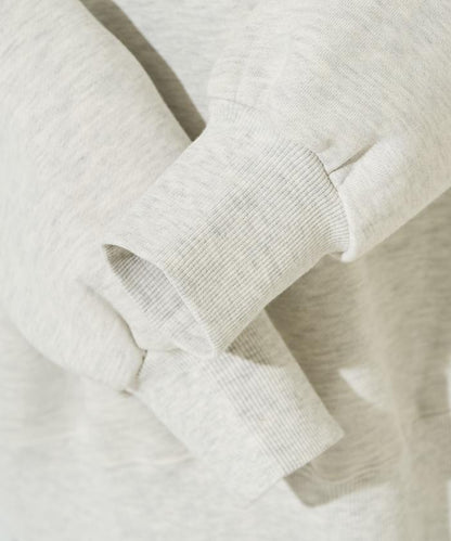 豹紋毛圈繡珍珠加絨衛衣