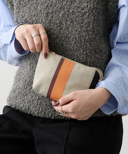 條紋印花小號收納包