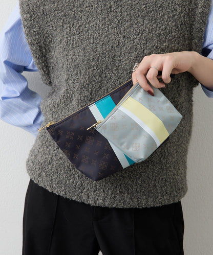 條紋印花小號收納包