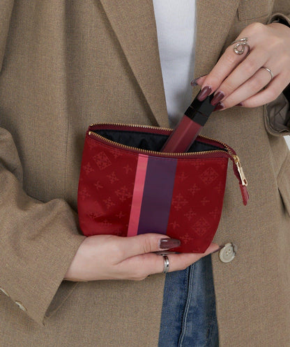 條紋印花小號收納包