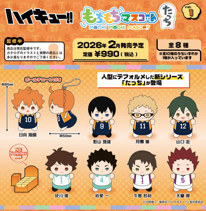 《排球少年》軟萌公仔掛件 Vol.1【BOX／8個裝】