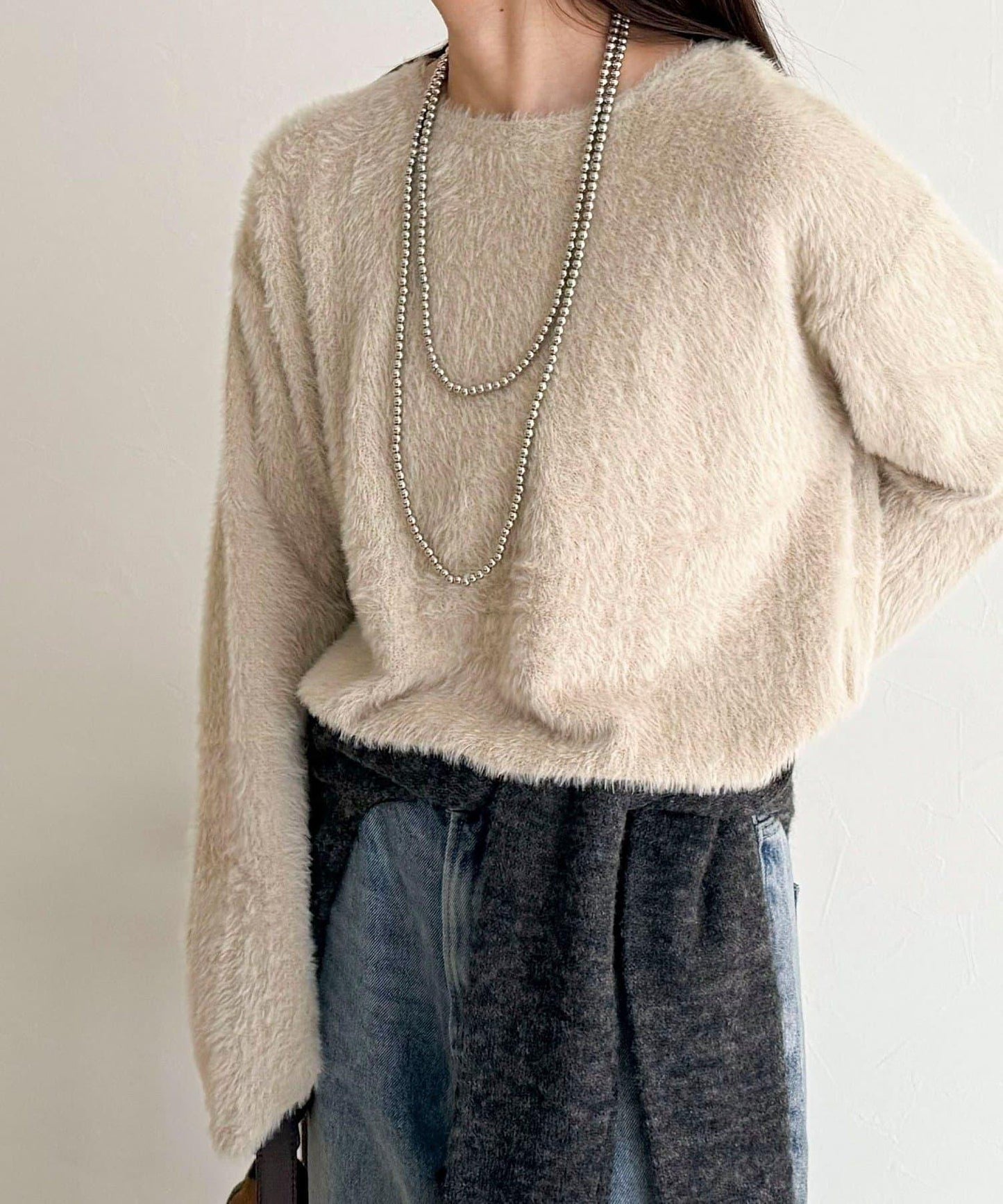 不規則下襬長袖T恤