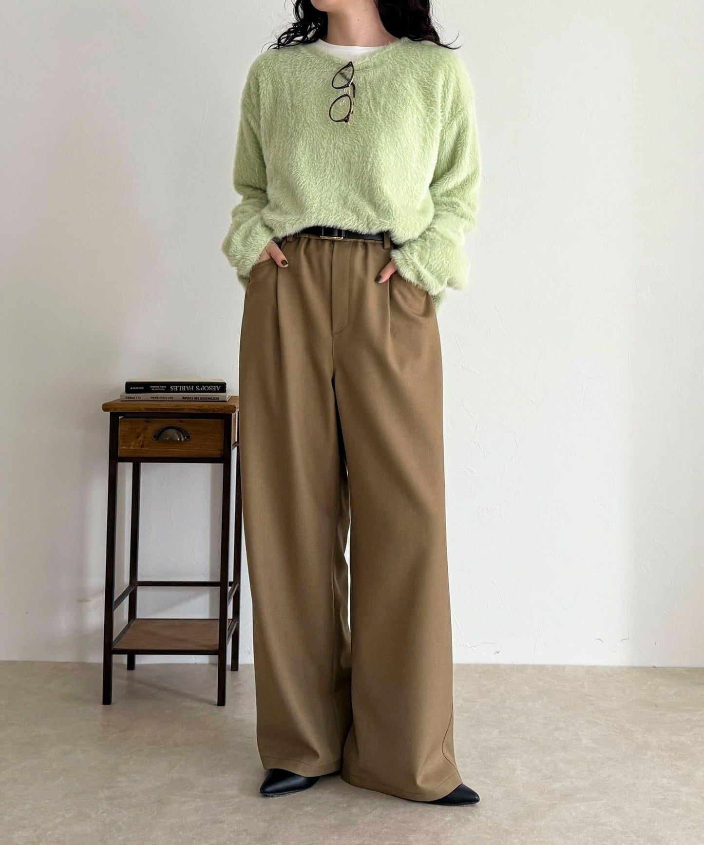 不規則下襬長袖T恤