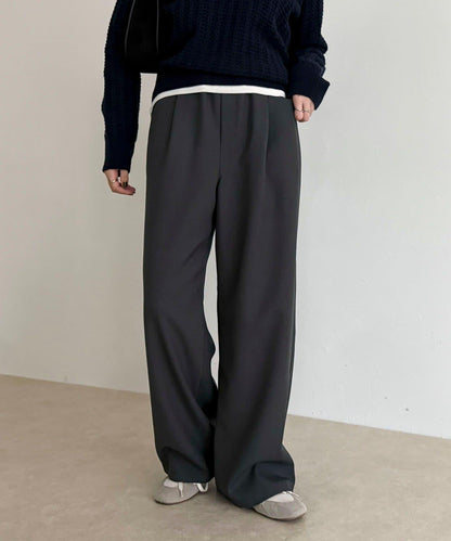 羊毛感五口袋休閒褲