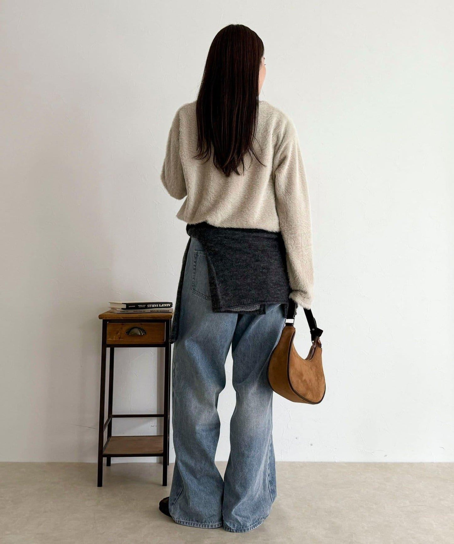 不規則下襬長袖T恤