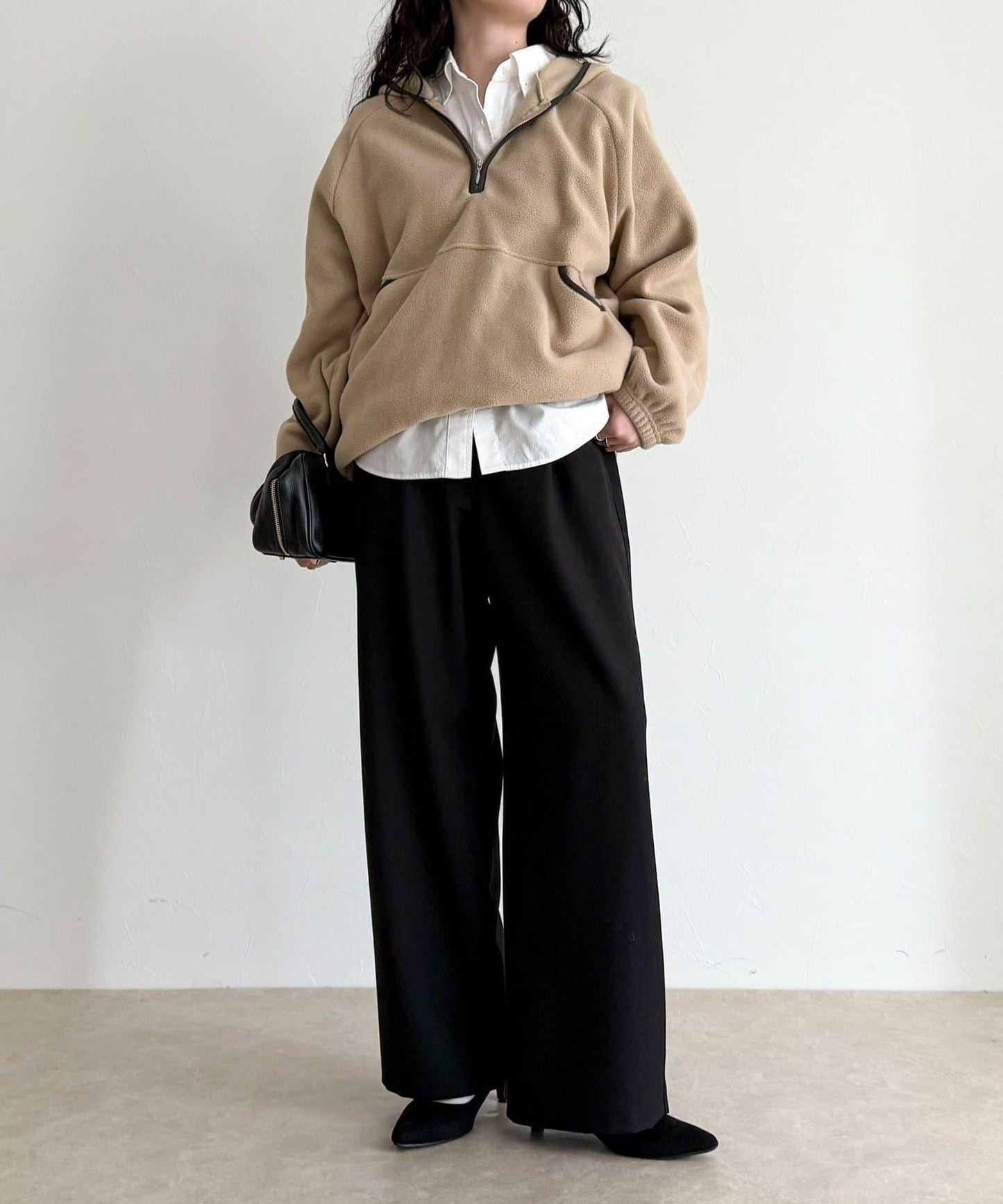 羊毛感五口袋休閒褲