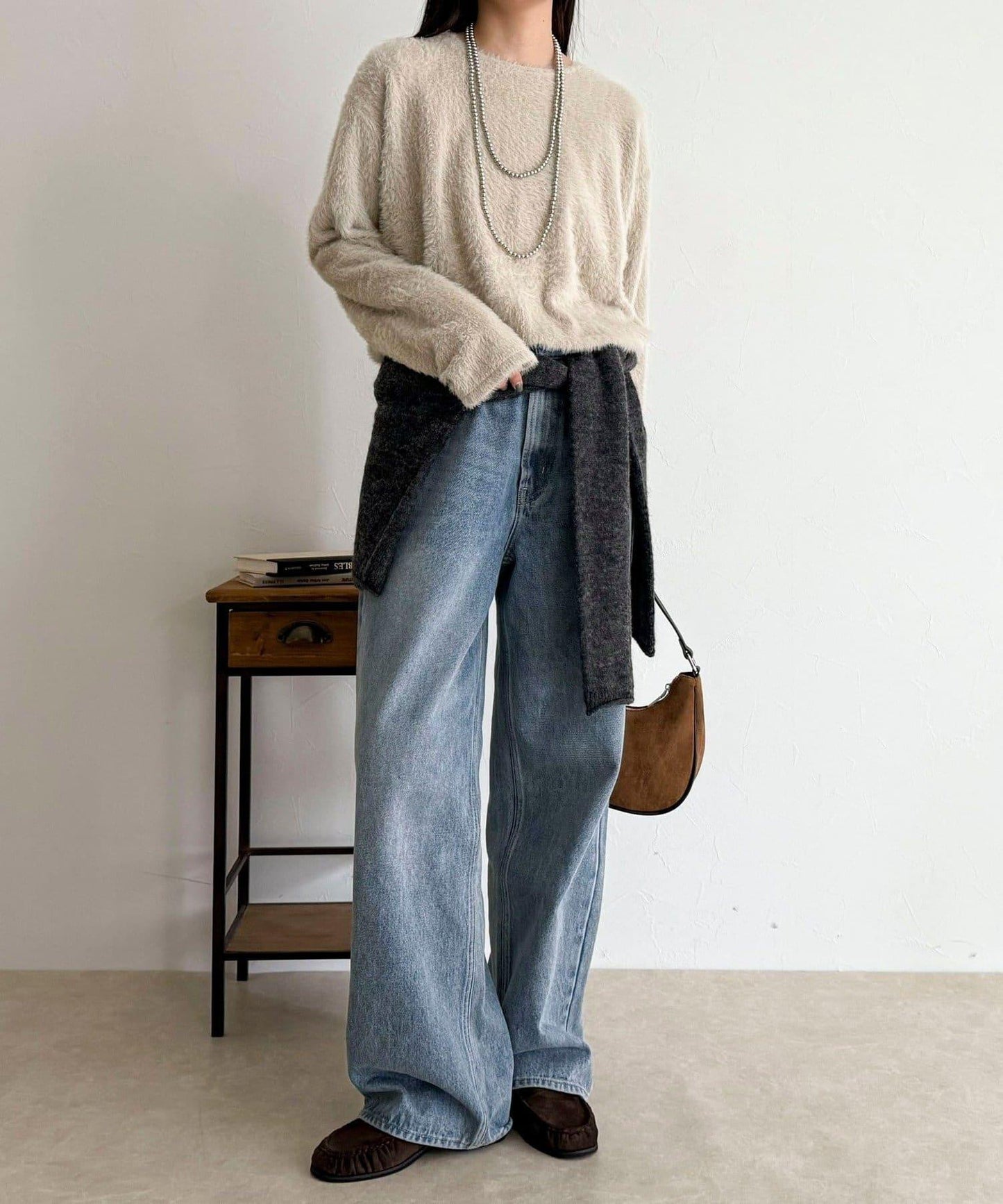 不規則下襬長袖T恤