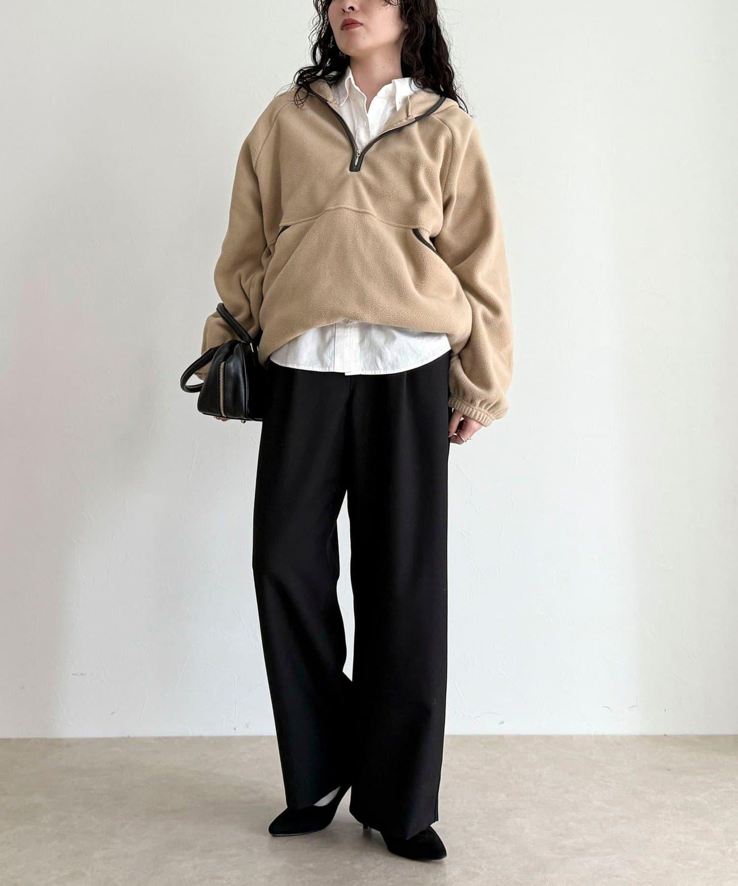 羊毛感五口袋休閒褲