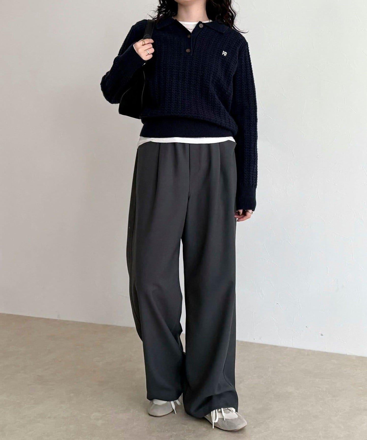 羊毛感五口袋休閒褲