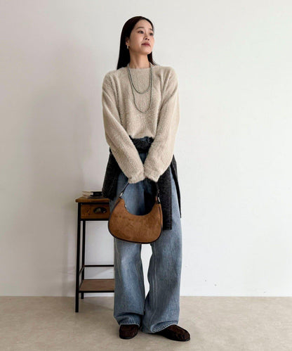 不規則下襬長袖T恤